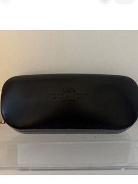 Coach Black hard shell Eyewear Case sunglasses/eyeglasses case